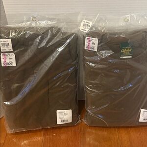 Cabela's Walnut Brown Sweatshirt & sweatpant hunting cold weather sz 2XL NIP